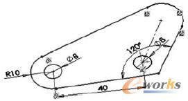 (1)启动solidworks,创建一个新的零件文件;        (2)绘制草图